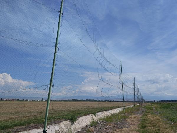 Airport perimeter protection netting in Yining