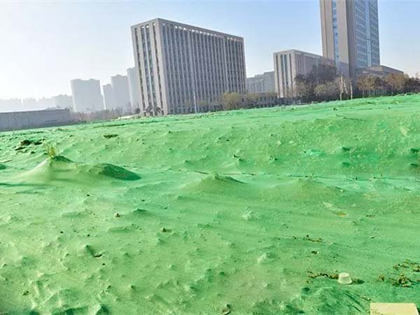 Dust control netting