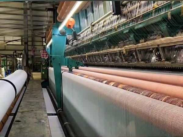 Industrial production line manufacturing agricultural protective netting