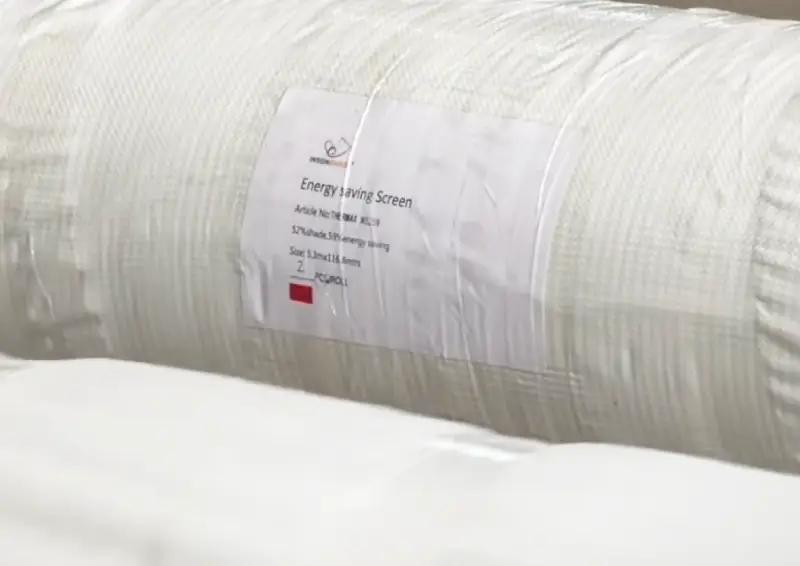Energy-saving climate screen roll supplied for the Uzbekistan greenhouse project